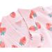 PAUBOLI Baby Kimono Robe 6-12 Months | Cotton Yarn Infant Bodysuit Romper | Japanese Pajamas 0-24 Months | Strawberry Design - Buy Online on GoSupps.com