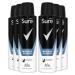 6 x 150ml Sure Men Invisible Ice Aerosol Anti-Perspirant Deodorant by Sure Men 5.07 Fl Oz (Pack of 6)