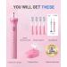 JTF Sonic Electric Toothbrush for Kids 3-12 | Rechargeable Pink Toothbrush with Smart Timer | 4 Kids Size Brush Heads Included - Buy Online on GoSupps.com