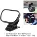 Universal Adjustable Car Baby Rear View Safety Mirror - Suction Cup & Clip - Black | 1 Piece - Buy Online on GoSupps.com