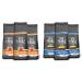 DER-FRANZ Caffeinated Ground No Tech Coffee No Caramel 500 g (Pack of 3) & - Colombia Single Origin Coffee UTZ Whole Bean 3 x 500 g + Columbia Single Coffee UTZ 3 x 500 g Caramel 500 g (Pack of 3)