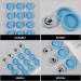 MAGICLULU 12 Pcs Mold Checkers Resin Silicone Baking Silicone Chess Moulds Doll Bath Tub Small Stainless Steel Bowls De para Gelatinas Baking Tool Baking Fondant Silica Gel Manual 3.5X3.5X0.8CMx2pcs Bluex2pcs - Buy Online on GoSupps.com