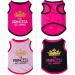 3-Pack Dog Clothing | Princess & Prince T-Shirts for Cats & Small to Medium Dogs - Cute Costumes - Buy Online on GoSupps.com