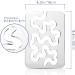 Acrylic Free Motion Quilting Template Ruler | Transparent 24x16x0.4 CM | Beginner-friendly Domestic Sewing Machine Quilting Tools - Buy Online on GoSupps.com