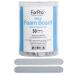 ForPro Mini Foam Board Zebra 100/180 Grit Double-Sided Manicure Nail File 3.5 L x .5 W 50-Count