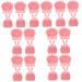 FOMIYES 28 Pcs Rabbit Ears Facial Brush Facial Cleansing Brush Handheld Massagers Hand Held Massager Portable Massager Face Cleaning Brush Silica Gel Miss Household Massage Brush Light Pinkx7pcs 7.5x7.5cmx7pcs