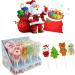 Candy Realms Festive Gummy Pops Sweets Pick and Mix - 22g Santa Rudolf Snowman and Christmas tree Shaped lollies (8 Lollipops) - Buy Online on GoSupps.com