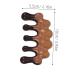 Tovinanna Wooden Massage Comb - Wide Tooth Detangler for Scalp & Hair | Portable Ridge Comb 10.00x5.50cm - Shop Now! - Buy Online on GoSupps.com