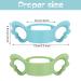 3 Pieces Baby Silicone Bottle Handles - Wide Neck Feeding Handle Set for Easy Grip - Lightweight and Portable - Perfect for Baby Shower Gift (Pink/Green/Blue) - Buy Online on GoSupps.com