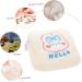 Healeved 2-Pack Women's Bandage Storage Bag - Stylish Organizer for Tampons & Outdoor Pads - White Plush Zipper Pouch (13x13cm) - Buy Online on GoSupps.com