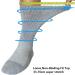 Soft Coolmax Diabetic Crew Socks, Loose Fit, Seamless Toe, Large Size, 4 Pairs Grey - Buy Online on GoSupps.com