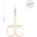 Buy Titania Solingen Gold-Plated Skin Scissors - 9.5cm Professional Carbon Steel Shears Made in Germany - Buy Online on GoSupps.com