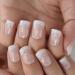 Shop Coolnail Holo Bling Butterfly Glitter Fake Nails - Pink Nude White French Squoval Square Press-On Nail Art Tips - International Shipping Available - Buy Online on GoSupps.com
