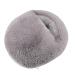 NATUDECO Electrically heated foot warmer USB rabbit fur heating pillows Electric foot pillow slippers shoes for men women winter office home use (gray)