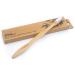 Bamboo Toothbrushes 10-Pack | Sustainable Wooden Toothbrush Set for Eco-Friendly Travel - Buy Online on GoSupps.com