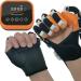 Rehabilitation Robot Gloves Hemiplegia Finger Trainer Stroke Hand Splint Assistive Equipment for Relief Cramps Stiffness Strength Adjust (Right Hand X)