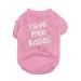 Amaone dog coat chihuahua puppy leopard-bowknot-rosa-hedge-hinge-hunde-hundle-fette knitjack petting clothing dog jacket Small dog (0228debkb-pink XS) XS 0228debkb-pink