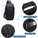 Anti Theft Waterproof Sling Bag with USB Charging Port - Lightweight Crossbody Backpack for Men and Women - Black - Buy Online on GoSupps.com