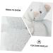 Buy Ciieeo 2pcs Bear Doll - Comfortable Crib Soft PP Cotton Baby Toys 25x25CM - International Shipping Available - Buy Online on GoSupps.com