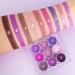 Longwearing Waterproof 9 Colors Shimmer Matte Eyeshadow Palette - Highly Pigmented Glitter Powder - Pink Purple Eye Makeup Palette - Buy Online on GoSupps.com