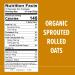 One Degree Organic Foods Sprouted Rolled Oats - USDA Organic, Non-GMO, Gluten Free Oatmeal - 24 oz (Pack of 4) - Buy Online on GoSupps.com