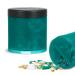 Large Supplements Organizer for One Month's Supply, KIGI Moistureproof Vitamin Pill Organizer with Large Compartments Labels Travel Pill Storage Dispenser Medication Case,Green