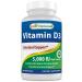 Best Naturals Vitamin D3 5000 IU 360 Softgels