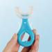 4 Pcs Kids U-Shaped Toothbrush - Food Grade Soft Silicone Brush Head 360 Oral Teeth Cleaning Design for Toddlers and Children 4 Pcs C Ellipse - Buy Online on GoSupps.com
