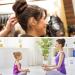 Hair Donut Bun Maker 2PCS - Large Ring Style Chignon Doughnut Shaper for Thick & Long Hair - 3.5 Inch Brown (Pack of 2) - Buy Online on GoSupps.com