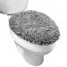Gorilla Grip Shag Chenille Bathroom Toilet Lid Cover, Machine Wash, Ultra Soft Plush Seat Covers, Large Fabric Covers, 19.5x18.5, Fits Standard Toilet Lids, Bath Room Accessories and Decor, Gray 18.5" x 19.5" Gray