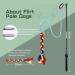 Oursouion Flirt Pole Dogs Flirt Pole with Dog Rope - An Outdoor Interactive Dog Toy for Chase and Drag Training Durable Cotton Rope for Small Medium and Large Dogs - Buy Online on GoSupps.com