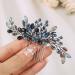 IYOU Crystal Bridal Hair Comb Black Rhinestone Wedding Side Combs Prom Bride Hair Accessories for Women