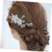 HAPINARY Crystal Headpiece Wedding Headpiece Prom Headpiece Crystal Hair Accessories Pearl Wedding Hair Accessories Flower Hair Accessories Pearl Headpiece Flower Girl Bride White Headband - Buy Online on GoSupps.com