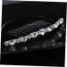 Angoily 1 Pc Hair Comb Alloy Hair Decor Wedding Diamond Comb Hair Accessory Fashion Hairpin Bridal Comb Barrette Pearl Tiara Handmade Hair Decor Rhinestones Rhinestone Hair up - Buy Online on GoSupps.com