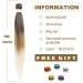 Ancient Lichen-Hair Easy Braid 30 Synthetic Fiber Crochet Extensions - Itch-Free Yaki Texture 6 Pack (1B/27/613) - Buy Online on GoSupps.com