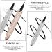 WOONEKY 2pcs Diamond Eyeliner Rhinestone Eyeliner Eye Beauty Pens Liquid Liner Pen Rose Gold Plated 1 count (Pack of 1) Assorted Color - Buy Online on GoSupps.com
