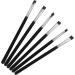Healeved 24 Pcs Flat Eyebrow Brush Eyeshadow Brush Eyebrow Eyeliner Flat Makeup Brush Artificial Fiber Black - Buy Online on GoSupps.com