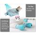 Tmsuxin Blue Cat Boots | Adjustable Anti-Scratch Claw Covers for Cat Grooming | Silicone Paw Protector Boots for Cat Bathing and Shaving - Buy Online on GoSupps.com