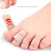 YIKANGHENG Big Toe Straightener Belt - 4 Pcs Buddy Wraps for Bunion Broken Toes & Hammertoe Pain Relief - Medium Black - Buy Online on GoSupps.com