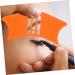 FOMIYES Makeup Eyelash Tools Eye Makeup Make up Aid Tools Silicone Eyeliner Aid Tools Women Make up Tools Shield Blindfold Mascara Auxiliary Third Gear 10.3x3.8cm Orange - Buy Online on GoSupps.com