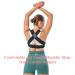 Back Posture Corrector Brace - Adjustable Upper Back Support for Pain Relief | Unisex Chest Support (Black Medium - Buy Online on GoSupps.com