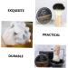 Fomiyes Men's Shaving Set: Foam Shell Razor Cup & Brush Stand - Travel-Friendly Black 12x8.5cm - Buy Online on GoSupps.com