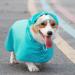 Kahool Waterproof Dog Raincoat with Hoodie - Adjustable Reflective Dog Jacket for Small Medium Large Dogs - Lightweight Dog Poncho Slicker in Blue (Large) - Buy Online on GoSupps.com