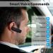 Marnana Bluetooth Headset with Voice Control & Noise Cancelling Mic - 13 Hrs Playtime - Wireless Hands-Free Call for iPhone Samsung Android - Black - Buy Online on GoSupps.com