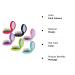 Happy Trees 6 PCS Round Travel Hair Brush Set with Folding Mirror - Mini Hair Comb & Makeup Mirror for Travel (Dark Colours) - Buy Online on GoSupps.com