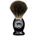 KIKC Handmade Shaving Brush - 100% Pure Badger Hair and Black Wooden Handle, can be used with Safety Razor, Straight razor, Barber Salon tool. T1(Wood)