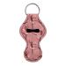 COEQINE Women's Chapstick Holder with Lipstick Clip Pocket Ballet Pink.