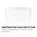 Cinaci 30 Pack 3 Inch White Clear Plastic French Hair Side Combs - Wedding Bridal Veil Comb Hair Clips with 23 Teeth - Small Clear Barrettes for Women - Buy Online on GoSupps.com