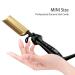 DAN Technology 450? Curved Teeth Hair Straightener Comb - Travel Size Dual Voltage Electric Comb for Professional Use - Ideal for Natural Black Hair - Buy Online on GoSupps.com