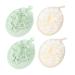 4pcs Pure Flower Bath Ball Colorful Bath Flower Sponges for Shower and Cleaning Back Loofah Shower Loofah Oval Body Cleaning Body Loofah Pe Mesh Material Gloves Soft